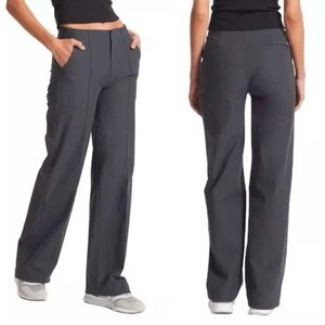 Vuori Women’s Meta Wideleg Tailored Pant VW4035-S Charcoal Grey Large